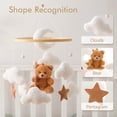 thumbnail image 4 of Móvil para cuna de bebé EERKEOD con oso de peluche de terciopelo para decoración de habitación infantil, 4 of 6