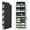 Black, variant on LazySpin Over the Door Organizer 5 Tiers, Extra Large Behind Door Storage of 10 Compartments, Over the Door Storage, Door Hanging Organizer for Closet, Diaper Organizer, Toy Storage, Grey