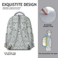 thumbnail image 5 of Boho Aesthetic Laptop Backpack - Trendy Tribal Print, 17 Inch Sleeve, Durable Oxford Fabric, Ideal for College Students & Professionals, 5 of 6