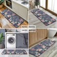 thumbnail image 6 of Pioneer Flower Floral Print Pattern Kitchen Rug Mat,Kitchen Runner Rugs Non Skid Washable,Decorative Kitchen Floor Mats for Kitchen,Sink,Laundry,17"x47.2", 6 of 7