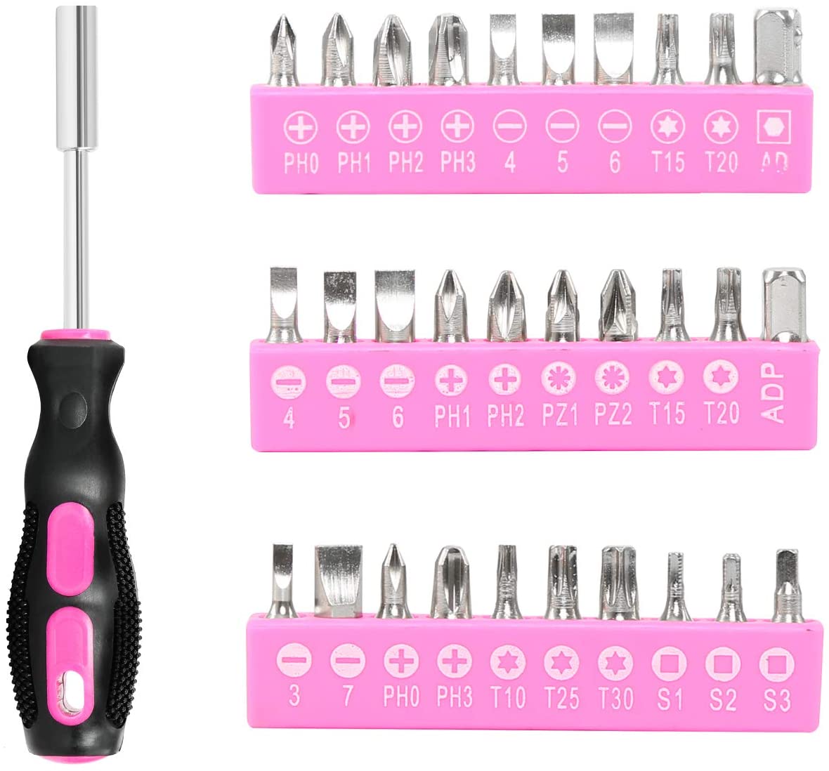 Excited Work 69-Piece Pink Tool Kit for Women photo 4