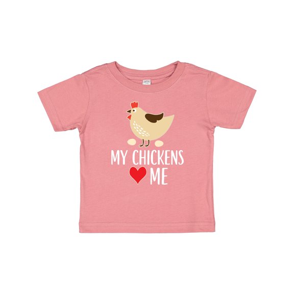 Inktastic My Chickens Love Me Boys or Girls Baby T-Shirt