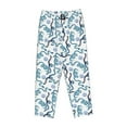 thumbnail image 4 of Xecao Hand Drawn Snake Women's Straight Lounge Pajama Pants: The Epitome of Relaxed Sleepwear, 4 of 9
