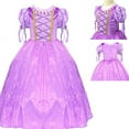 thumbnail image 4 of Girls Princess Dress Sofia Costume Deluxe Halloween Party Fancy Dress Up, 4 of 5