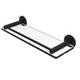 thumbnail image 1 of Allied Brass FR-1/16G-ORB 16-Inch Glass Shelf with Rail, 1 of 1