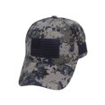 thumbnail image 1 of Top Headwear USA Double Patch Adjustable Baseball Cap - Slate Camo, 1 of 2