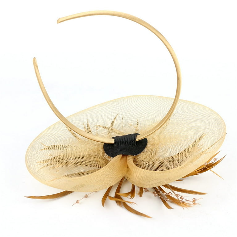 YVNAURA Handmade Hair Fascinators for Women Tea Party Hat  display picture 3