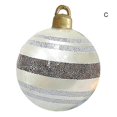 thumbnail image 5 of Bola inflable decorada de PVC navideña para exteriores con bomba de inflado, 5 of 5