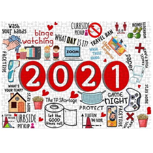 kjfeif Kid Christmas 2020 Paper Puzzle Adult Children Toys Family Gift for Adults Kids, Best Gift for Christmas Family Game Play Collection