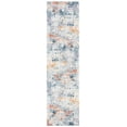 thumbnail image 2 of SAFAVIEH Crystal Raquel Abstract Runner Rug, Ivory/Blue, 2'4" x 9', 2 of 11