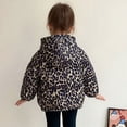 thumbnail image 6 of JFTTX Girls Puffer Jacket Leopard Print Zip Up Jackets for Girls Trendy Hooded Coat Toddler Fall Winter Cozy Outerwear with Pockets Size 12M-6Y, 6 of 9