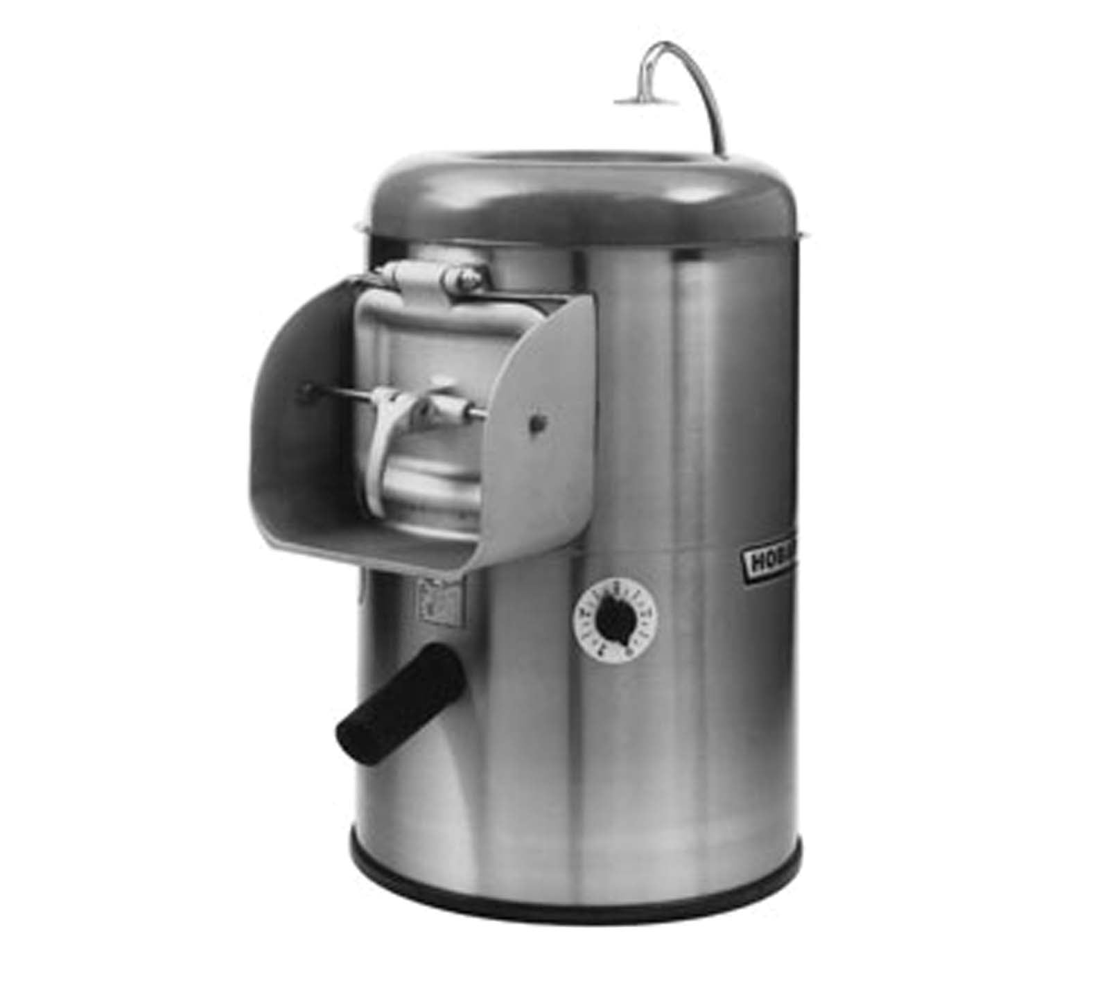 Hobart 6115-1 Stainless Steel 1 3 HP Vegetable Peeler 15 Lb. Capacity and 5 Minute Timer by