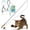 Forever Stick, Extra Toys and Strings, variant on Repounce Forever Stick - The Unbreakable Cat Wand Toy, Durable Cat Toy Wand, Extra Long Cat String Toy, Cat Fishing Pole Toy for Bored Indoor Adult Cats, Cat Stick Toy, Cat Feather Wand, Cat Teaser