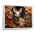thumbnail image 2 of Designart "Kangaroo'S Baroque Ensemble" Animals Kangaroo Floater Framed Wall Art Living Room, 2 of 5
