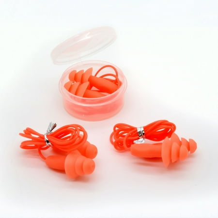 Hyper Tough Noise Canceling Reusable Ear Plugs, 3 Pairs