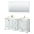 thumbnail image 4 of Wyndham Collection Wcs202072d-Qtz-Unsm70 Deborah 72" Free Standing Double Basin Vanity Set, 4 of 7