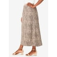 thumbnail image 3 of Jessica London Plus Size Stretch Denim Long Skirt, 3 of 6