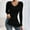 Black, variant on ZZwxWA Womens Casual V Neck Tops Ribbed Knit Sweaters Basic Tee Shirts Long Sleeve Side Slit Pullover 2025 Fall Tunic Blouse