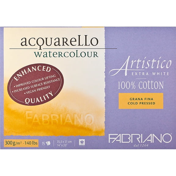 Fabriano 14" x 20" Watercolor Paper (15 Sheets)