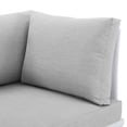 thumbnail image 6 of Modway Harmony Sunbrella® Outdoor Patio Aluminum Sofa in White Gray, 6 of 8
