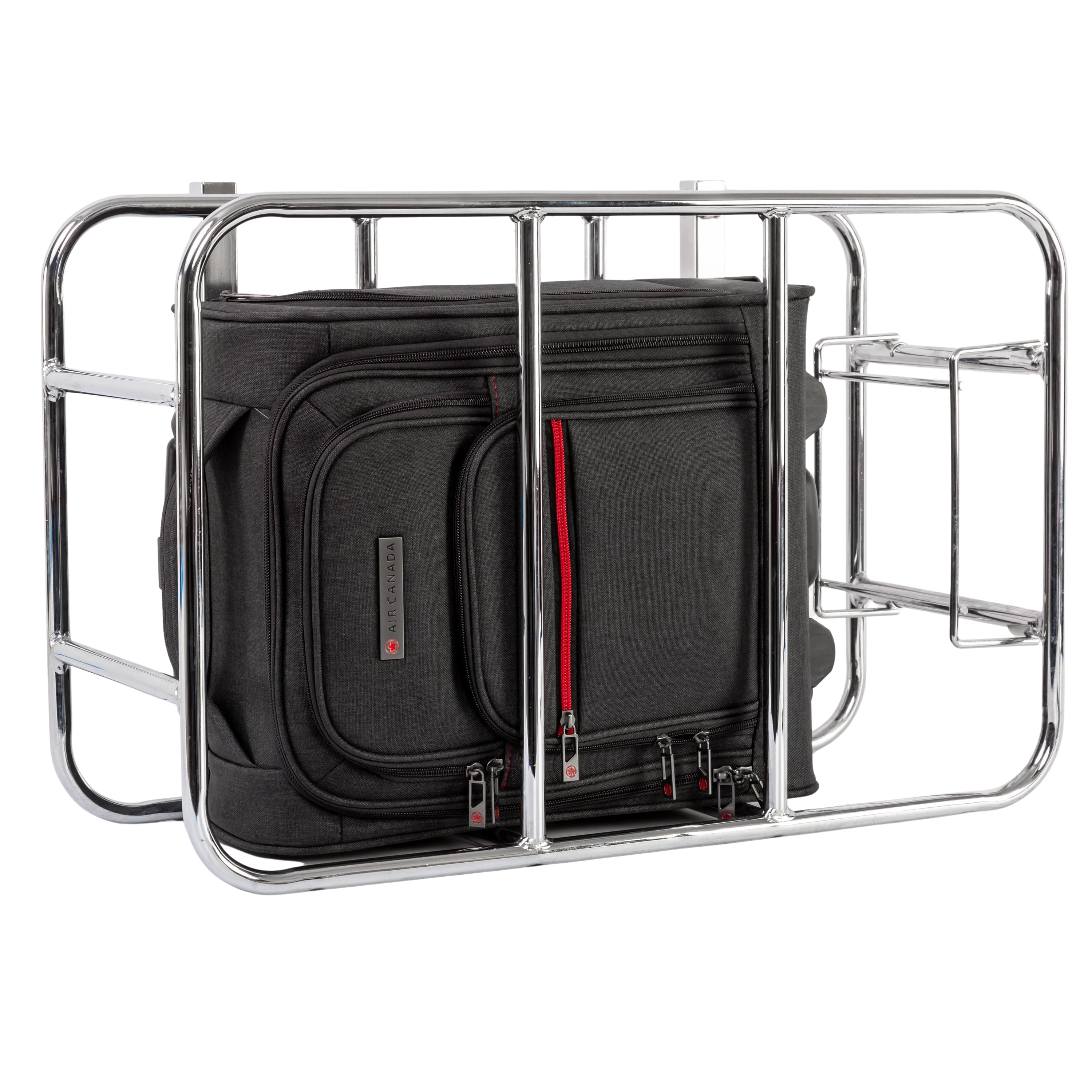 Air Canada Indigo Lite Collection 16-Inch Softside Underseat Luggage, Lightweight Carry-On Suitcase for Travel
