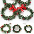thumbnail image 3 of 10 piezas de guirnaldas navideñas colgantes para puerta, decoraciones navideñas, guirnaldas artificiales de agujas de pino, adornos colgantes, decoraciones para el hogar, 3 of 4