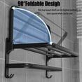 thumbnail image 4 of Towel Rack for Bathroom Towel Holder for Bathroom Wall Mounted,Black Towel Bar Storage, 4 of 12