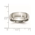 thumbnail image 6 of Chisel Stainless Steel Brushed 6mm Half Round Band, 6 of 7