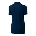 thumbnail image 3 of Women's Cutter & Buck Navy Georgetown Hoyas Advantage Tri-Blend Pique Polo, 3 of 3