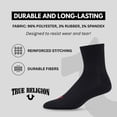thumbnail image 3 of Pack de 12 calcetines True Religion Mid Crew para hombre, tallas 8-12, 3 of 7
