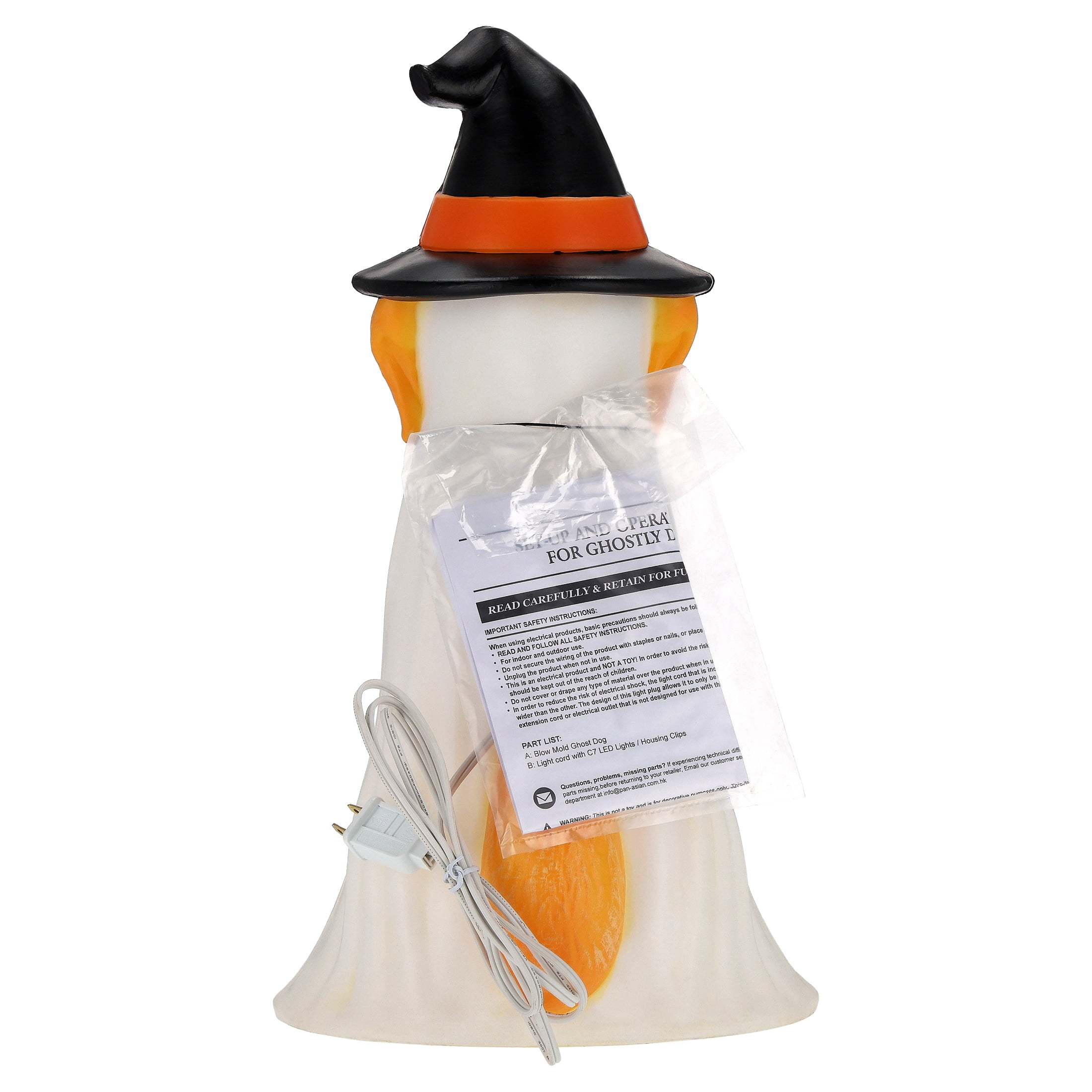 Light-Up Ghostly Dog Blow Mold, 18", Halloween by Way To Celebrate
