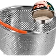 thumbnail image 2 of KAKOWELY Kitchen Steamer Rack Stainless Steel Steamer Basket Rice Cooker Steam Rack Food Steaming Holder,6.97"X6.97"X4.13", 2 of 5