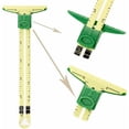 thumbnail image 4 of 2 piezas de calibre deslizante, herramientas de medición de costura, calibre en T de plástico para coser acolchados, 2 tamaños diferentes, 4 of 5