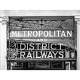 thumbnail image 3 of Frank, Assaf 24x19 Black Modern Framed Museum Art Print Titled - Metropolitan and district railways, 3 of 5