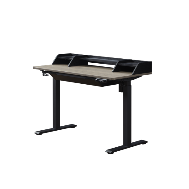 KOWO 48" K304 Electric Height Adjustable Standing Desk with Hutch and
