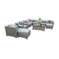 thumbnail image 2 of TK Classics Florence Wicker 14 Piece Patio Conversation Set with 2 Sets of Cushion Covers, 2 of 2