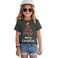 thumbnail image 2 of Ulanda Toddler Christmas Shirts Girls Boys Christmas Tree Cake T Shirt Kids Xmas Tee Short Sleeve Tops (Grey, 3-4 Years), 2 of 6