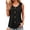 Black, variant on Tank Tops for Women Eyelet Crew Neck Sleeveless Tops Dressy Casual Trendy Flowy Summer Shirts Loose Fit