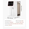 thumbnail image 5 of Countertop Instant Hot Water Dispenser 101oz 6 Temperatures 7 Volumes for Tea Coffee Baby Formula, 5 of 8