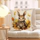 thumbnail image 1 of Funda de Almohada de Lino, Ideal para Pascua., 1 of 6