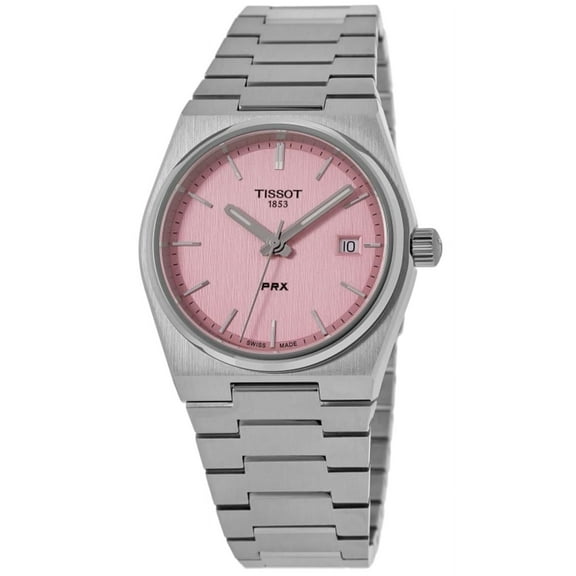 Tissot PRX 35mm Quartz Pink Dial Steel Women's Watch T137.210.11.331.00