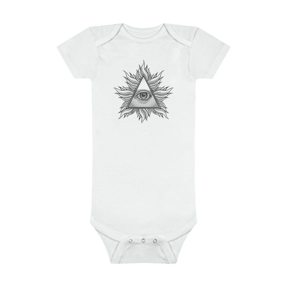'All seeing eye' Baby Short Sleeve Onesie®