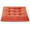 thumbnail image 4 of Wonder Miracle Paquete De 4 Cojines De Asiento/Cojín De Silla Para Sillas De Comedor, Silla De Oficina, Piso, Apto Para Lavado A Máquina Y Secadora (Franela De 16.0 In A 16.0 In, Zanahoria), 4 of 5