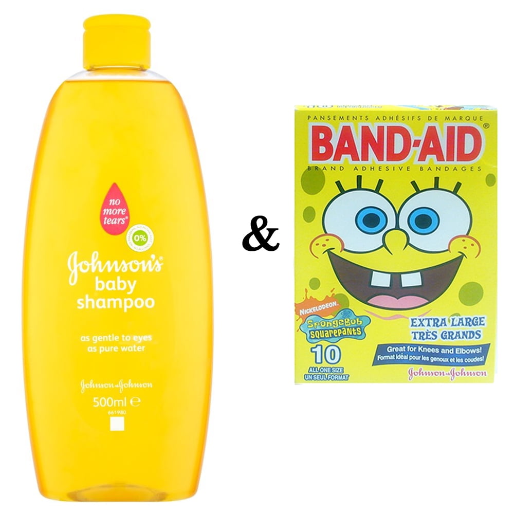 Johnsons Baby Shampoo Johnson Johnson Band Aid Sponge Bob 10 In 1 Pack Walmart Canada