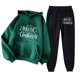 thumbnail image 1 of Puntoco Sudadera con Capucha para Mujer Sudadera con Bolsillo De Manga Larga Conjunto De Sudadera Estampada con Pantalones De Moda para Mujer Puntoco Puntoco-7178, 1 of 2