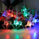 thumbnail image 3 of Guirnalda de luces LED con forma de ciervo, funciona con pilas o USB, luces navideñas de reno de 1,5 m, 10 luces LED de cristal de alce, guirnalda para bodas navideñas, 3 of 5