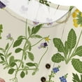 thumbnail image 3 of CLOOCL Women Blouse Tops Plants and Flowers 3D Printed Shirts Oversized T-shirt, 3 of 6