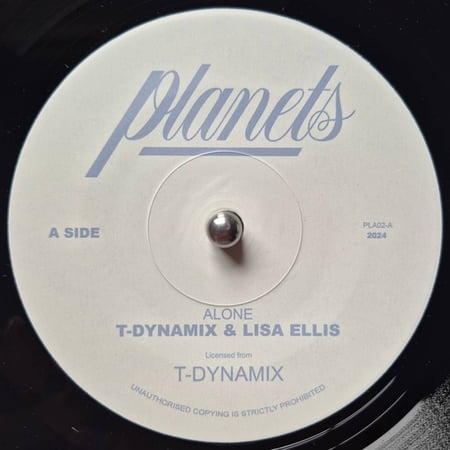 T-Dynamix & Lisa Ellis Alone/Your Love (Vinyl Record) 7" Single