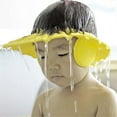 thumbnail image 2 of Safe Shampoo Shower Bathing Bath Protect Soft Cap Hat For Baby Wash Hair Shield Bebes Children Bathing Shower Cap Hat Kids, 2 of 5