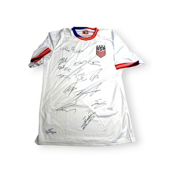 2025 Team USA Soccer Multi Signed Autograph Jersey Pulisic Luna  14 BAS AE16348